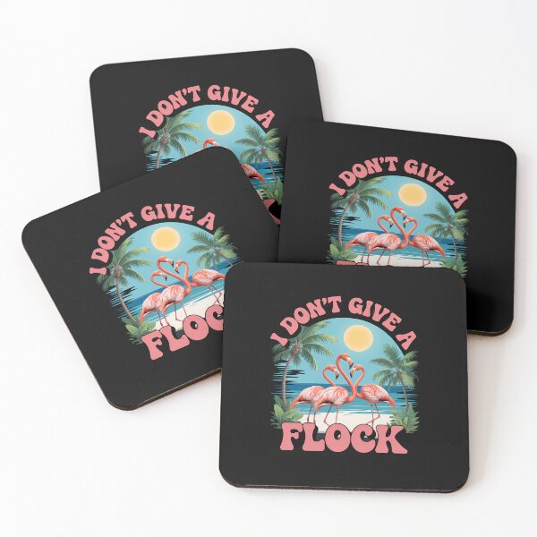 Item preview, I dont give a flock summer vibes flamingo beach designed and sold by SapfireStuArt.