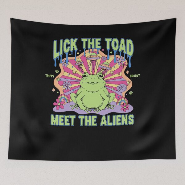 Item preview, trippy music festival lick the toad meet the designed and sold by LuminOrb.