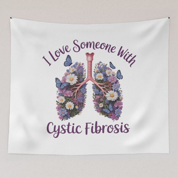 Item preview, I Love Someone with Cystic Fibrosis Cystic Fibrosis CF Awareness designed and sold by SapfireStuArt.