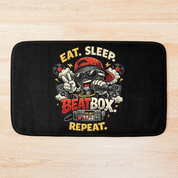 Item preview, Eat Sleep Beatbox Repeat – Funny Beatboxer Music designed and sold by SidTastic .