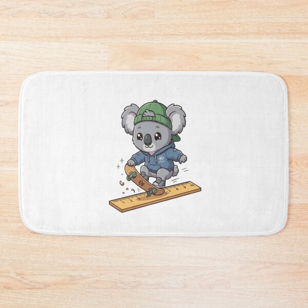Item preview, Cute Koala Skateboarder Doing Tricks designed and sold by Ella_Sketch.