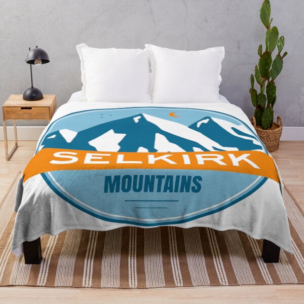 Item preview, Selkirk Mountains British Columbia Stars Moon designed and sold by Esskay Designs.