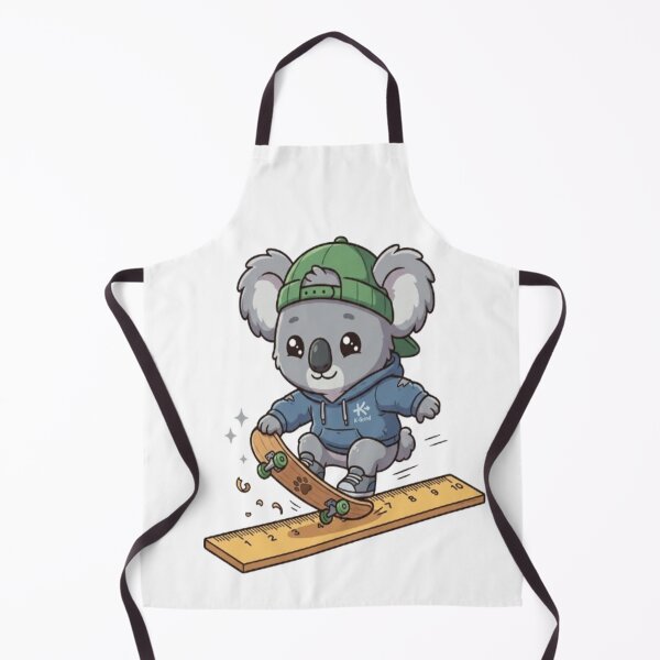 Item preview, Cute Koala Skateboarder Doing Tricks designed and sold by Ella_Sketch.