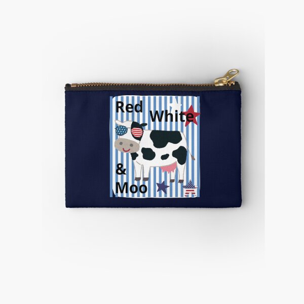 Item preview, Red White And Moo 4 th of July designed and sold by AnulaArt.