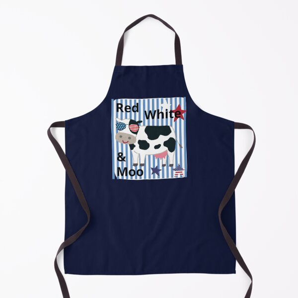 Item preview, Red White And Moo 4 th of July designed and sold by AnulaArt.