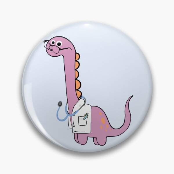 Item preview, Cute Female Dino Doctor Gift for Pediatric Clinics | Kawaii Dinosaur Healthcare Design for Doctors & Nurses designed and sold by karolaart.