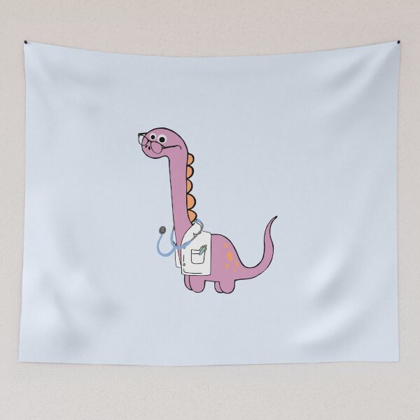 Item preview, Cute Female Dino Doctor Gift for Pediatric Clinics | Kawaii Dinosaur Healthcare Design for Doctors & Nurses designed and sold by karolaart.