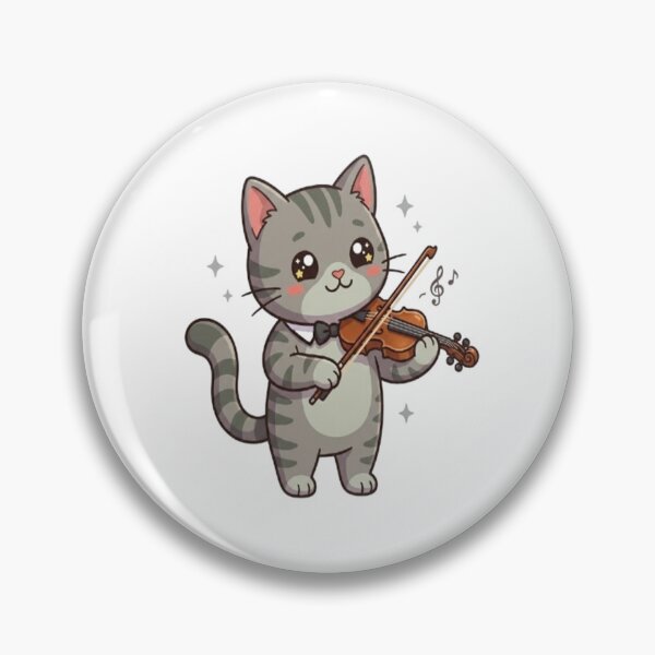 Item preview, Cute Cat Playing The Violin designed and sold by Ella_Sketch.