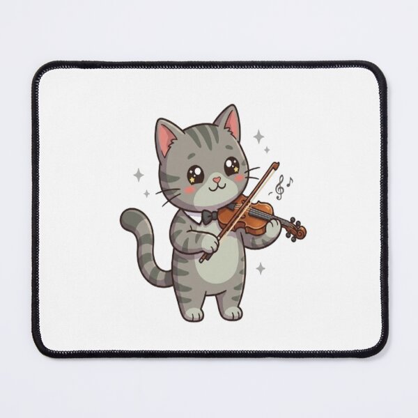 Item preview, Cute Cat Playing The Violin designed and sold by Ella_Sketch.