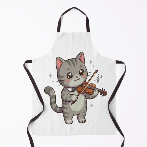 Item preview, Cute Cat Playing The Violin designed and sold by Ella_Sketch.