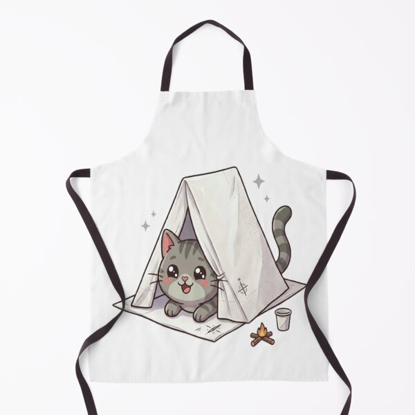 Item preview, Cute Cat Camping In Tent designed and sold by Ella_Sketch.