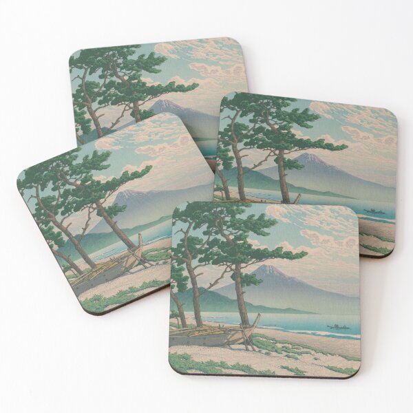 Item preview, Mount Fuji from the Pine Coast: Vintage Woodblock Style designed and sold by vekotpu.