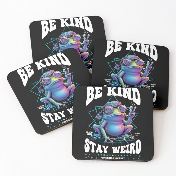 Item preview, trippy festival Be Kind Stay Weird Journey designed and sold by LuminOrb.