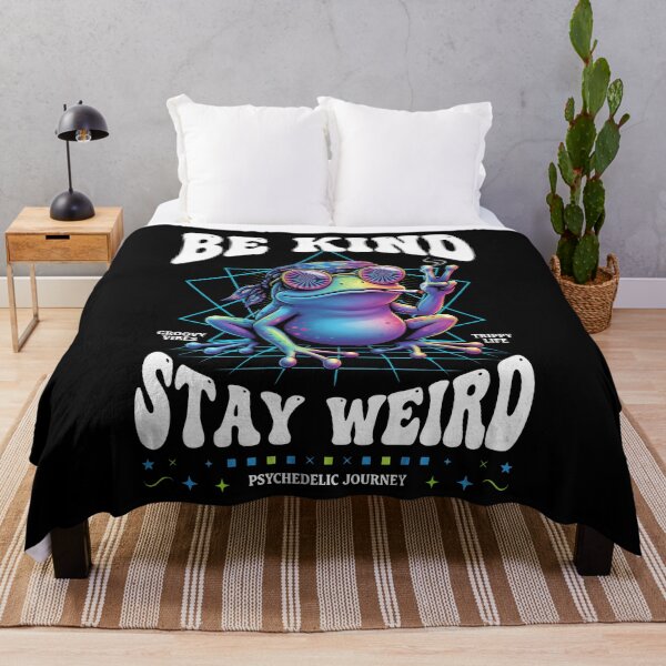 Item preview, trippy festival Be Kind Stay Weird Journey designed and sold by LuminOrb.