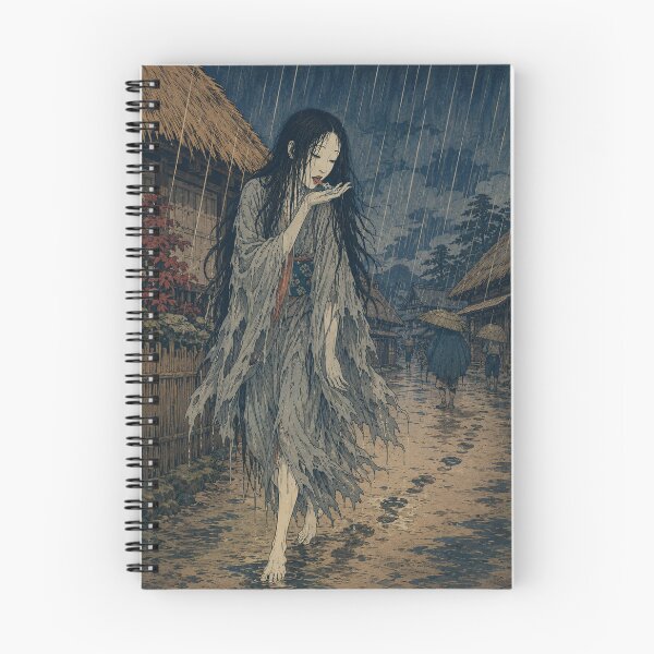 Item preview, Ame Onna's Rain - Vintage Japanese Ghost Ukiyo-e Woodblock  designed and sold by bapupa.