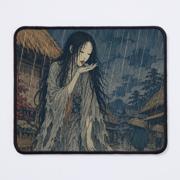 Item preview, Ame Onna's Rain - Vintage Japanese Ghost Ukiyo-e Woodblock designed and sold by bapupa.