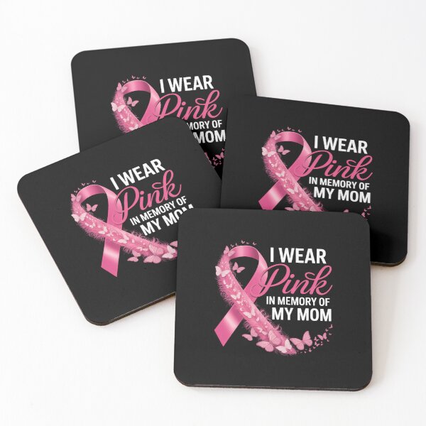 Item preview, I Wear Pink in Memory of My Mom Breast Cancer Awareness designed and sold by SapfireStuArt.