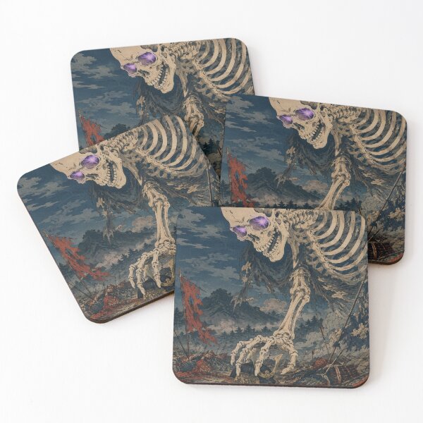 Item preview, Giant Gashadokuro - Vintage Japanese Ghost Ukiyo-e Woodblock  designed and sold by bapupa.