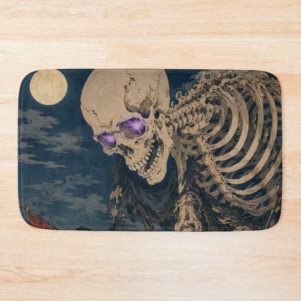 Item preview, Giant Gashadokuro - Vintage Japanese Ghost Ukiyo-e Woodblock  designed and sold by bapupa.