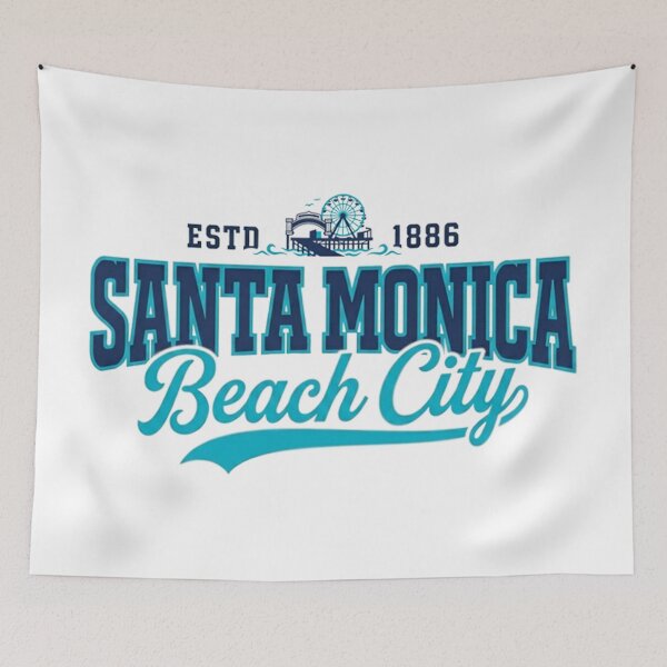 Item preview, Santa Monica Coastal City - Vintage Academic Varsity Typography designed and sold by The True American.