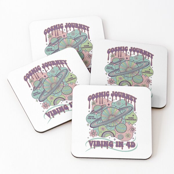 Item preview, Cosmic Journey Vibing In 4D Hippie Music Trippy designed and sold by LuminOrb.
