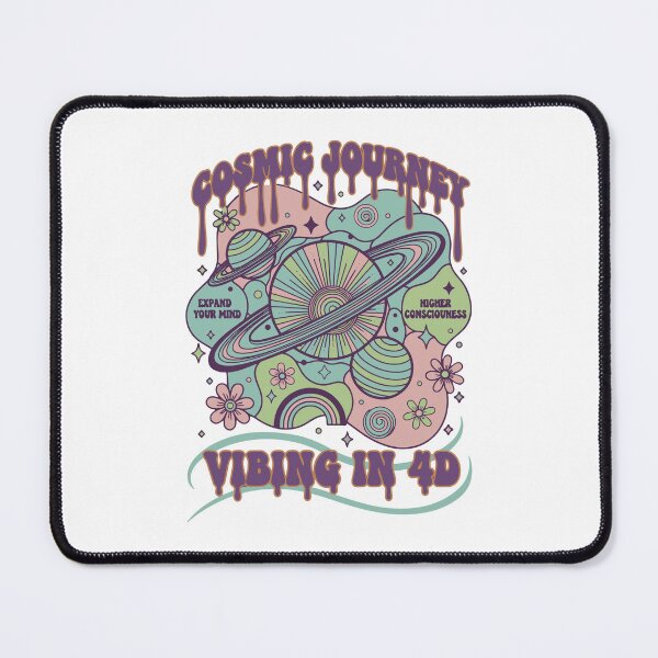 Item preview, Cosmic Journey Vibing In 4D Hippie Music Trippy designed and sold by LuminOrb.