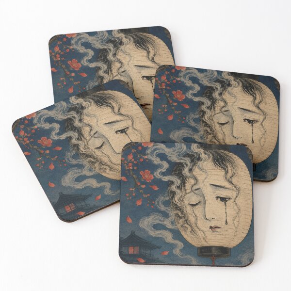 Item preview, Oiwa's Lantern - Vintage Japanese Ghost Ukiyo-e Woodblock  designed and sold by bapupa.