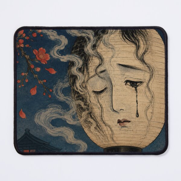 Item preview, Oiwa's Lantern - Vintage Japanese Ghost Ukiyo-e Woodblock designed and sold by bapupa.