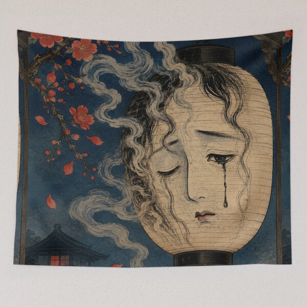 Item preview, Oiwa's Lantern - Vintage Japanese Ghost Ukiyo-e Woodblock  designed and sold by bapupa.