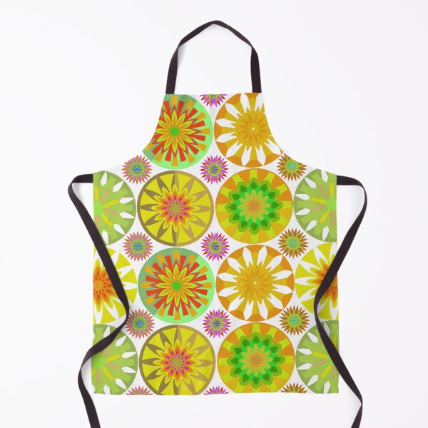 Item preview, Colorful Circular Floral Seamless Pattern with Geometric Mandala Elements designed and sold by Ei-Ei.