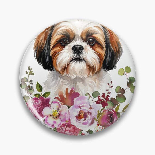 Item preview, Watercolor Shih Tzu designed and sold by Liededrom..