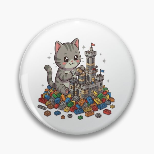 Item preview, Cute Cat Building Toy Castle designed and sold by Ella_Sketch.