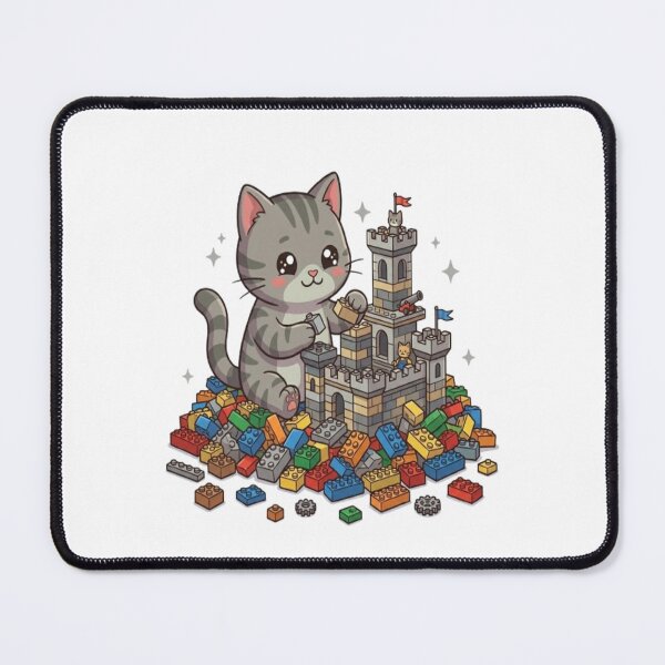Item preview, Cute Cat Building Toy Castle designed and sold by Ella_Sketch.