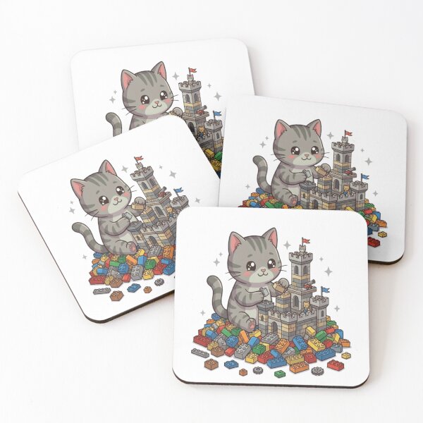 Item preview, Cute Cat Building Toy Castle designed and sold by Ella_Sketch.