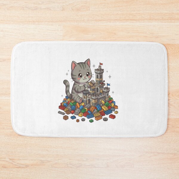 Item preview, Cute Cat Building Toy Castle designed and sold by Ella_Sketch.