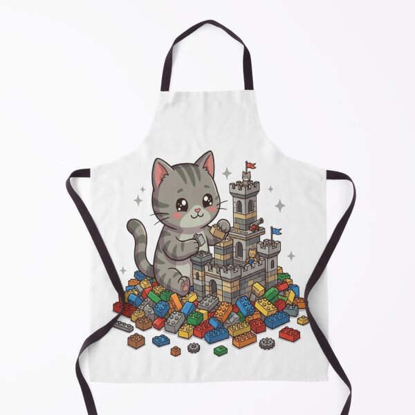 Item preview, Cute Cat Building Toy Castle designed and sold by Ella_Sketch.