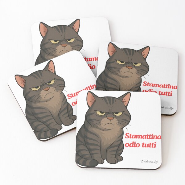 Item preview, Sarcastic Funny Cat - morning quotes designed and sold by sara11b.