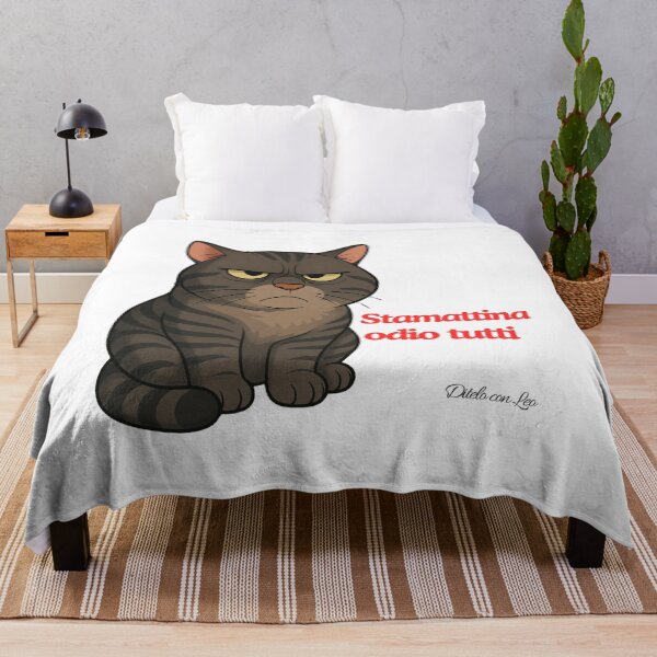 Item preview, Sarcastic Funny Cat - morning quotes designed and sold by sara11b.
