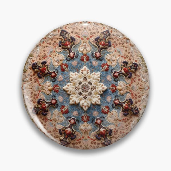 Item preview, Vintage Persian Carpet Print designed and sold by Vicky Brago-Mitchell®.