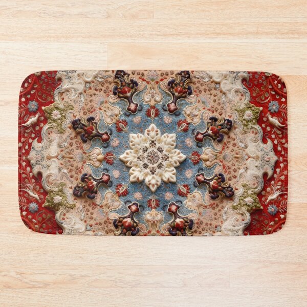 Item preview, Vintage Persian Carpet Print designed and sold by Vicky Brago-Mitchell®.