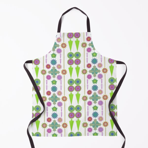 Item preview, Colorful Geometric Seamless Pattern with Decorative Floral and Abstract Shapes designed and sold by Ei-Ei.