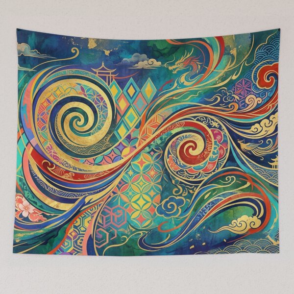 Item preview, Golden Whirlwind Worlds of East Asia designed and sold by Sigtrix.