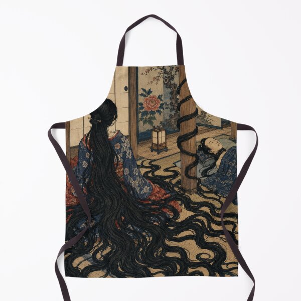 Item preview, Kurohairi's Loom - Vintage Japanese Horror Ukiyo-e Woodblock  designed and sold by bapupa.