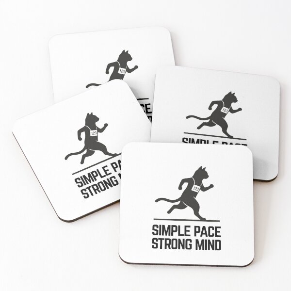 Item preview, Simple Pace, Strong Mind (running) designed and sold by RunningWhiskers.