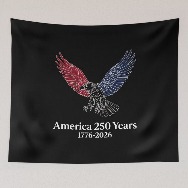Item preview, Modern Geometric 250 Years America 1776 2026 4th July designed and sold by TeeArtWorld.
