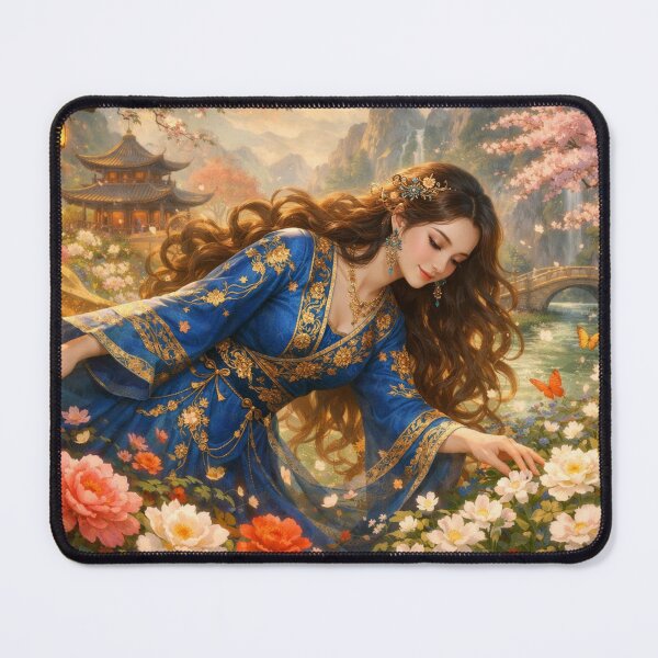 Item preview, A woman in an Asian garden designed and sold by Sigtrix.
