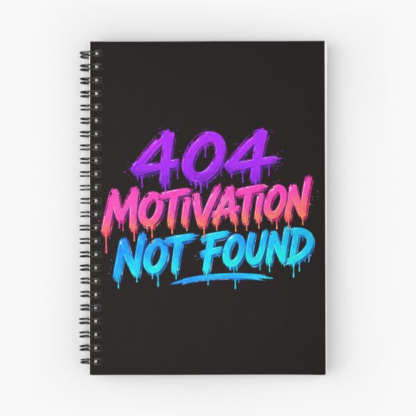 Item preview, 404 Motivation Not Found – Colorful Dripping Typography Design designed and sold by Tadeusz1.