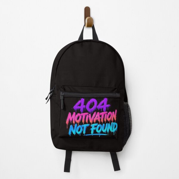 Item preview, 404 Motivation Not Found – Colorful Dripping Typography Design designed and sold by Tadeusz1.