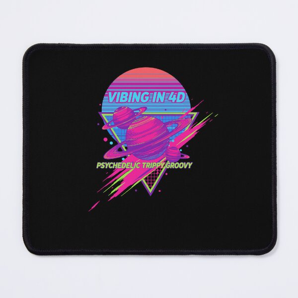 Item preview, Vibing In 4D Trippy Groovy Rave Techno designed and sold by LuminOrb.
