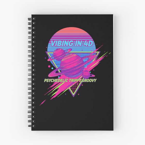 Item preview, Vibing In 4D Trippy Groovy Rave Techno designed and sold by LuminOrb.